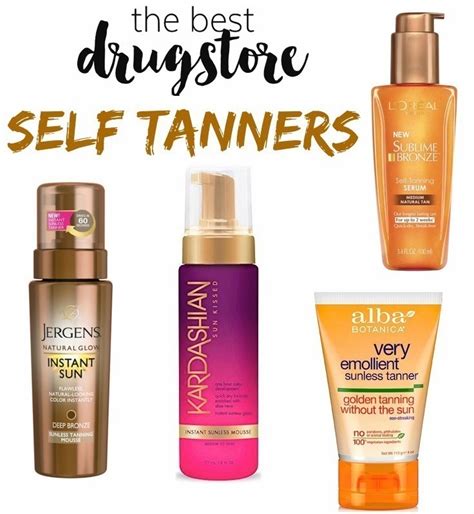 drugstore self tanner